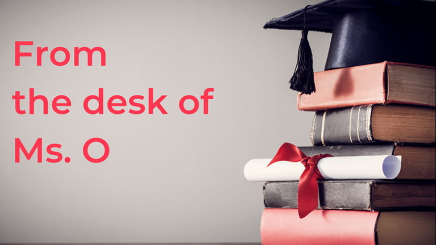 From the desk of Ms O Facebook Cover