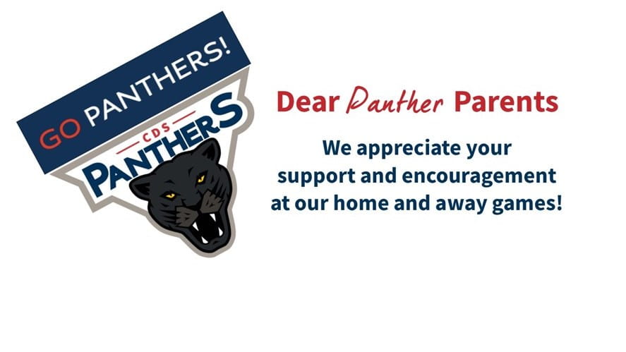 CDS Panthers encouragement 1