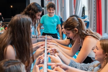 Camp de Leadership de Champittet - Visual Time Line - A typical day