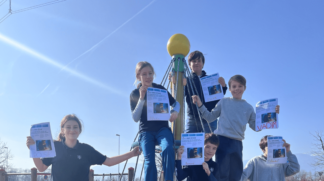 On the front page: Nyon students participate in School Media Week - On the front page Nyon students participate in School Media Week