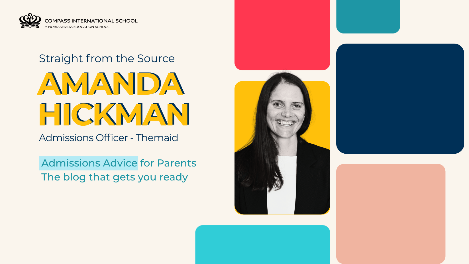 Admission tips by Amanda Hickman