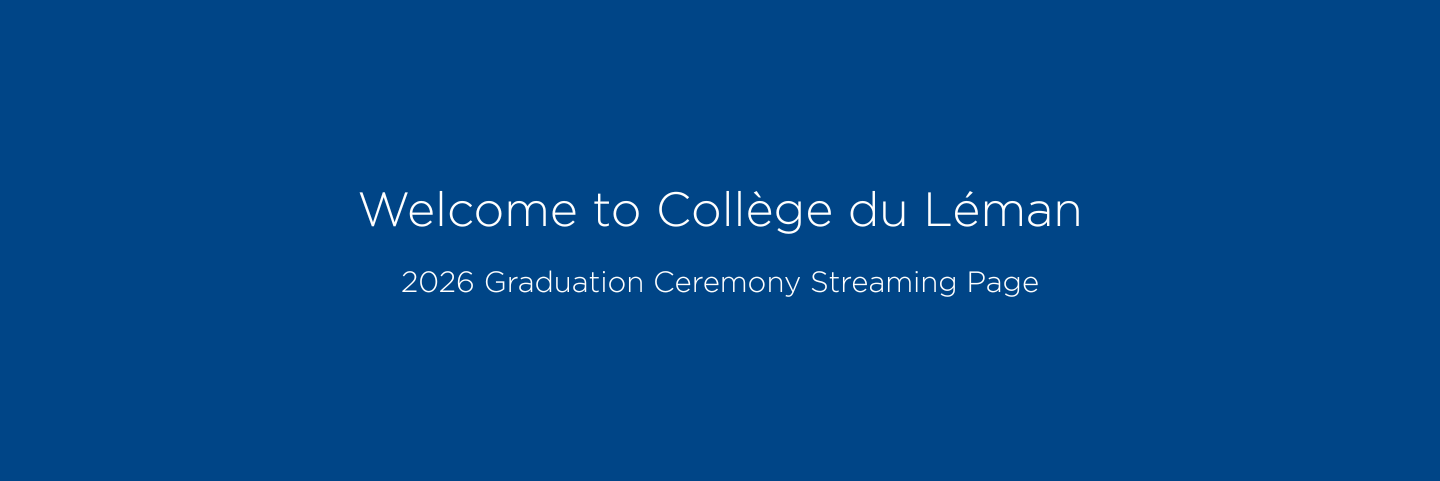 En Direct | Collège du Léman - Content Page Header