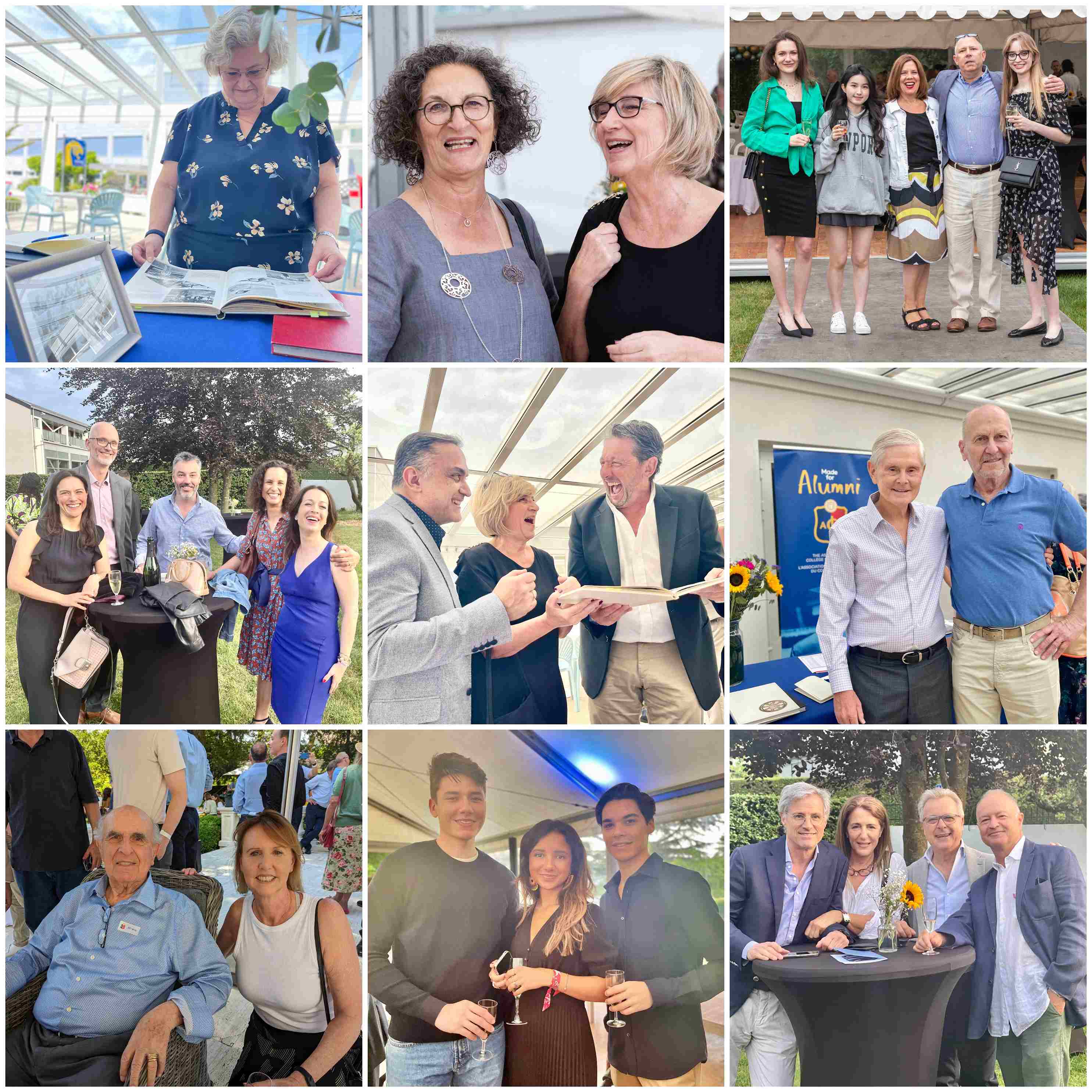 Collage Alumni Reunion Collège du Léman