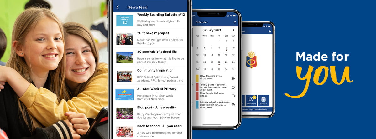 News App | Collège du Léman-Content Page Header - CDL-CDL News Parent app