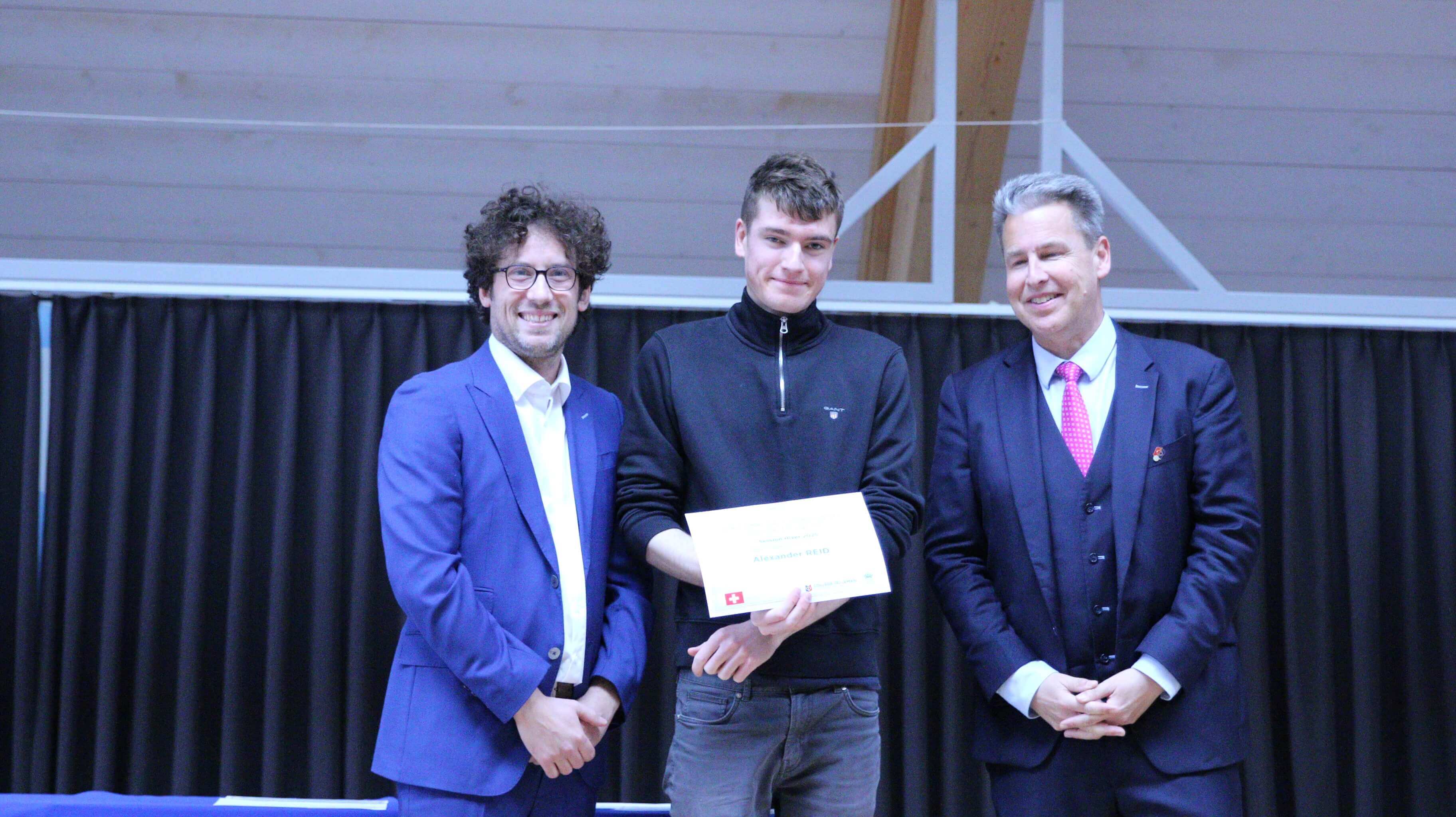 Fete de la Maturite 2025 au Collège du Léman avec Hugo Duminil Copin