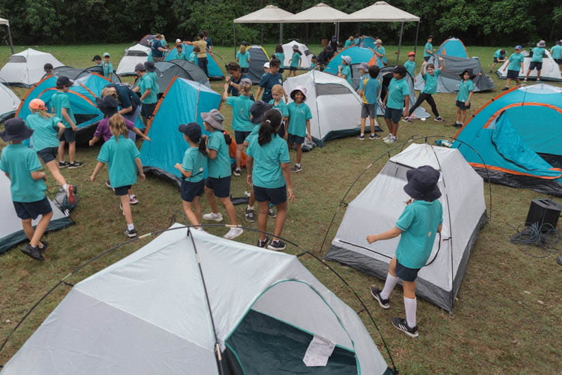 Y4 Residential Trip Bukit Batok Pitch Tent 103jpg