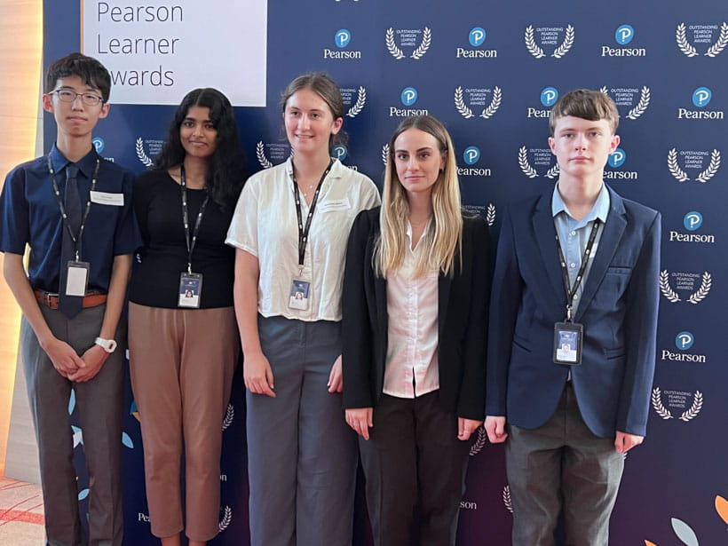 DCIS Students Success Story at 2023 Outstanding Pearson Learner Awards Ceremony - DCIS Students Success Story at 2023 Outstanding Pearson Learner Awards Ceremony