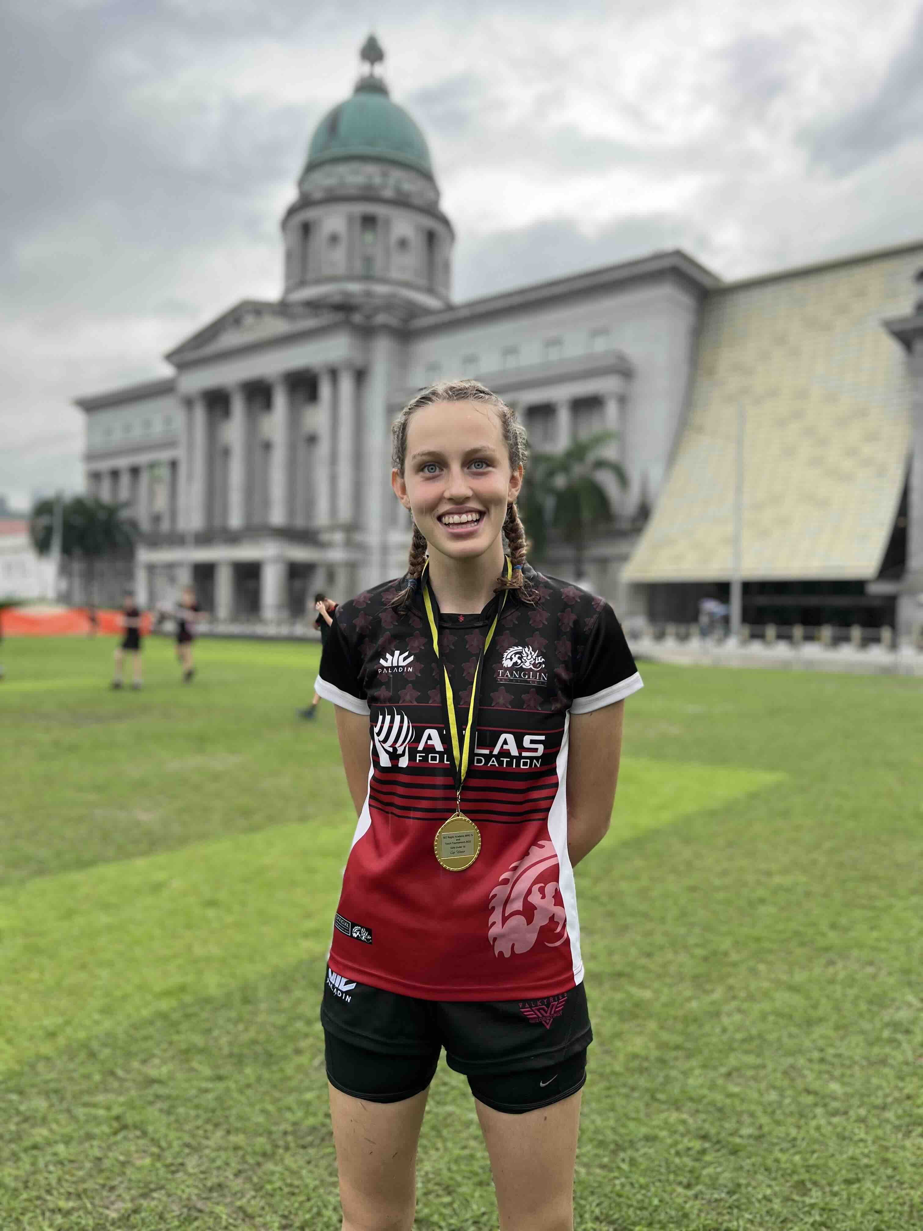 Dover Court Student Astrid joins Singapore Rugby Unions U18 Sevens Team - Carousel For News Detail - Doverian Astrid Rugby