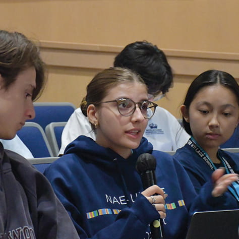 Dover Court students at the NAE-UNICEF Student Summit - Dover Court students at the NAE-UNICEF Student Summit