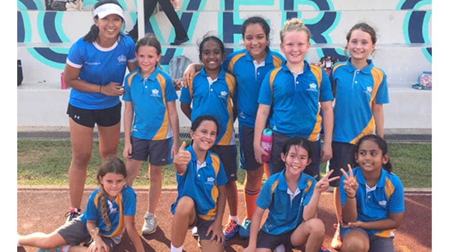 Under 11 Girls Touch Rugby Team 540x329