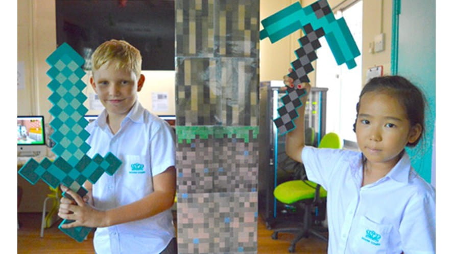 Microsoft Delegates Visit Our Minecraft ECA Club 540x329