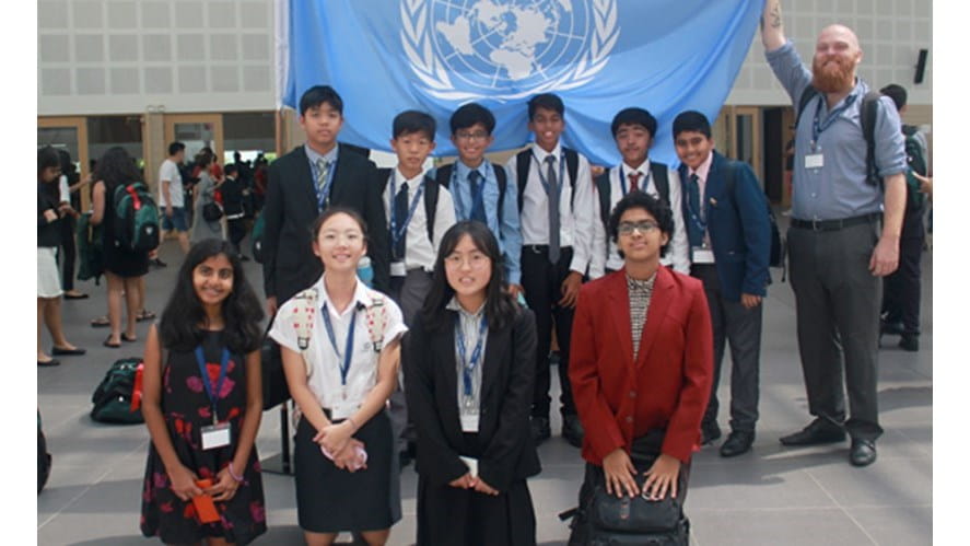Model United Nations conference at OFS 01 540x329