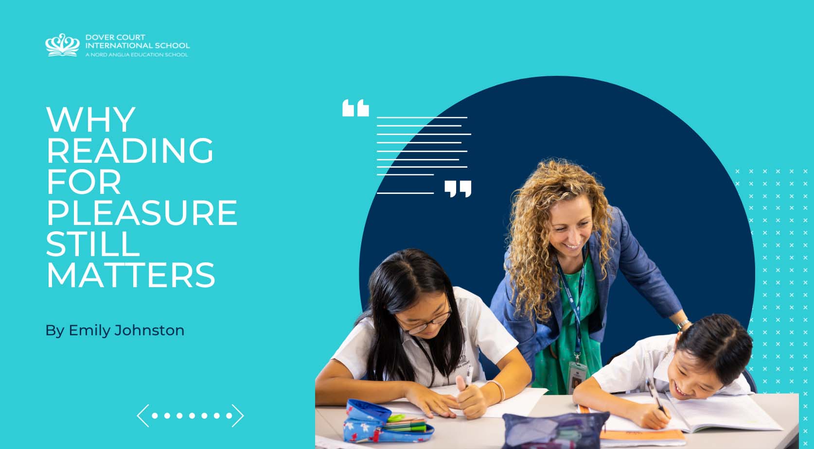 Why Reading for Pleasure Still Matters - Why Reading for Pleasure Still Matters