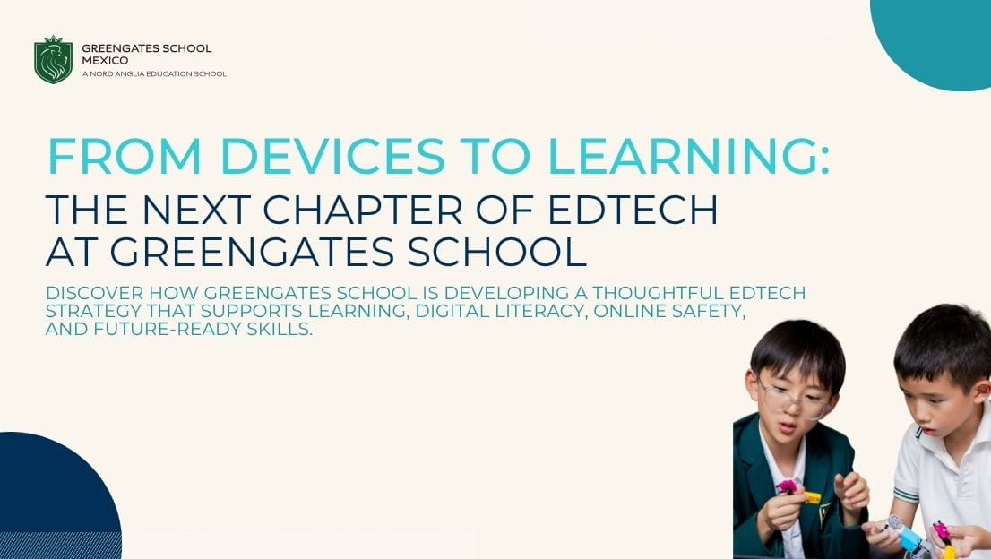 Greengates School students using technology for collaborative digital learning in the classroom