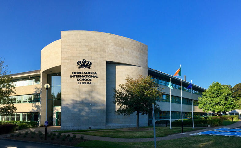 View of the exterior of NAIS Dublin school 
