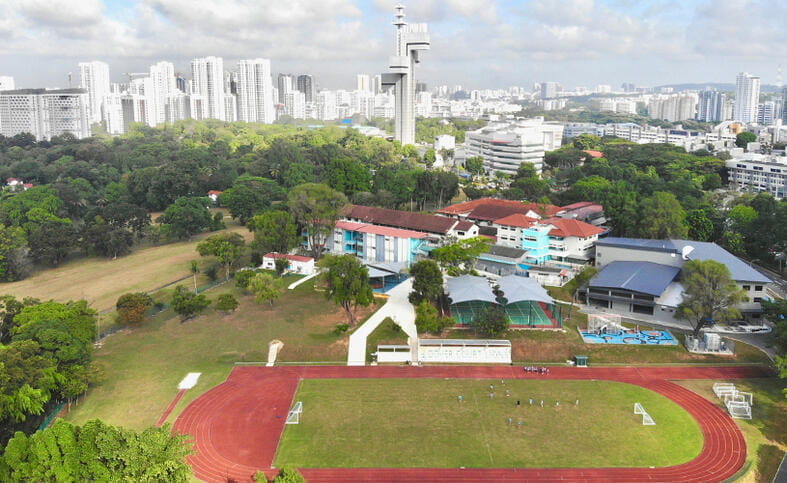 dover court school aerial view