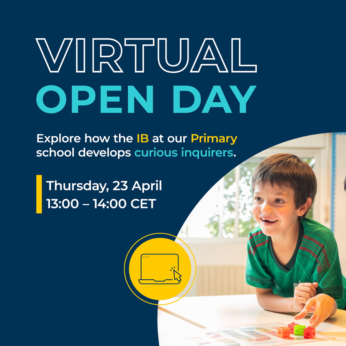 Virtual Open Day | International College Spain, Madrid - Small Text And Image