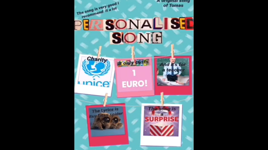 Personalised songs5
