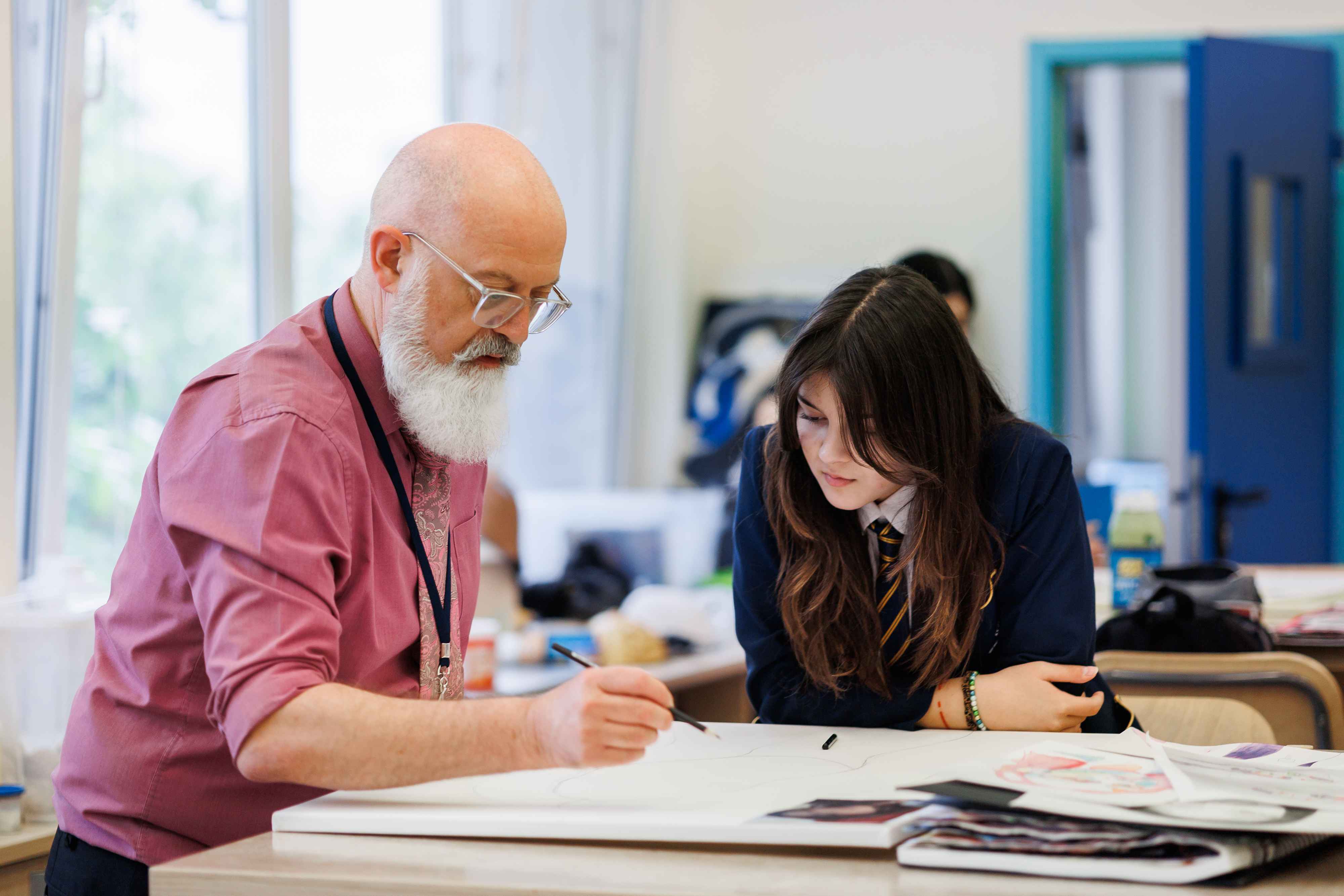 The International School of Moscow | ISM | British Academics - Copy of Feature Cards Pattern