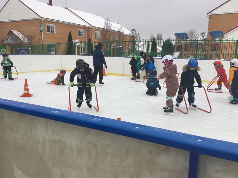 Ice Skating At International School of Moscow | ISM - Ice Skating on the Rosinka Campus