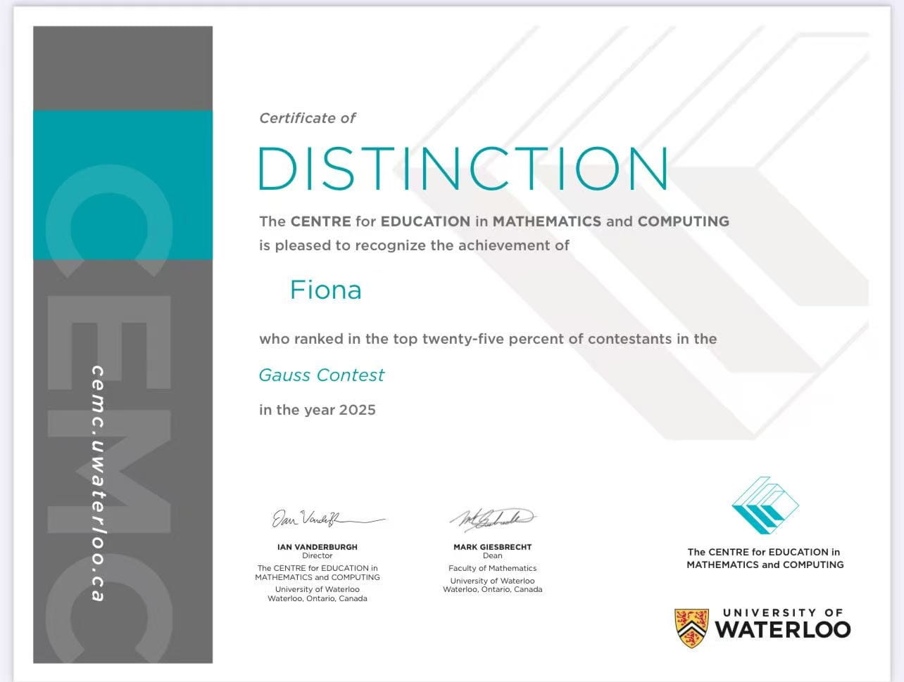 学术实力：31名学生中 28 人在AMC获奖！ - Academic Excellence Celebrates Global Math Achievement