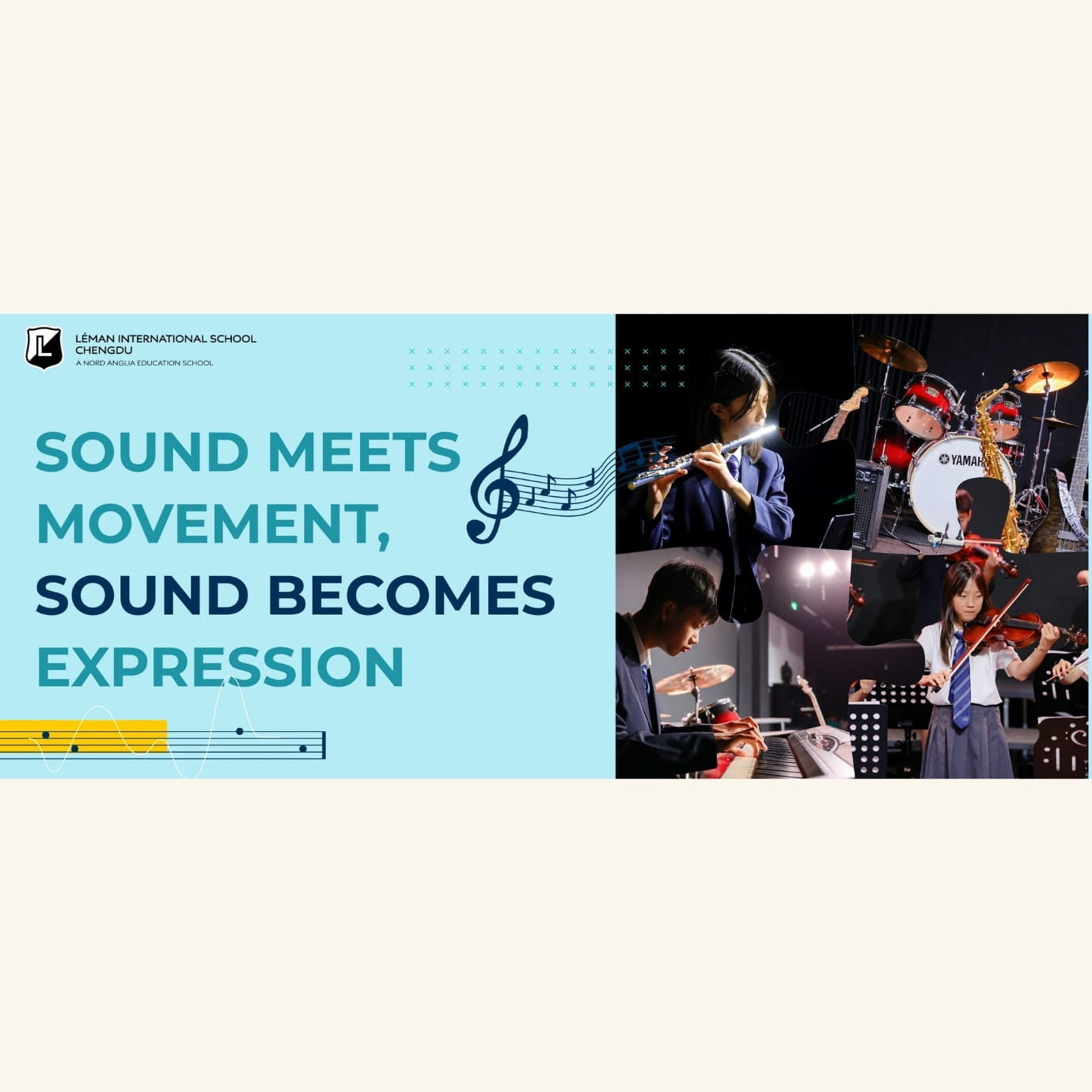 Sound Meets Movement, Sound Becomes Expression: Celebrating a Year of Artistic Growth at Léman - Sound Meets Movement Sound Becomes Expression