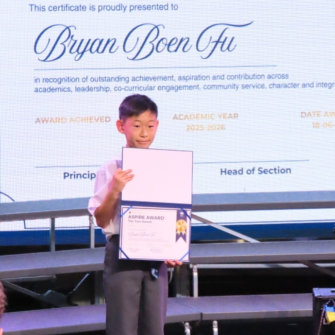 Recognising Excellence: Four Léman Students Receive 2026 Aspire Awards - Recognising Excellence