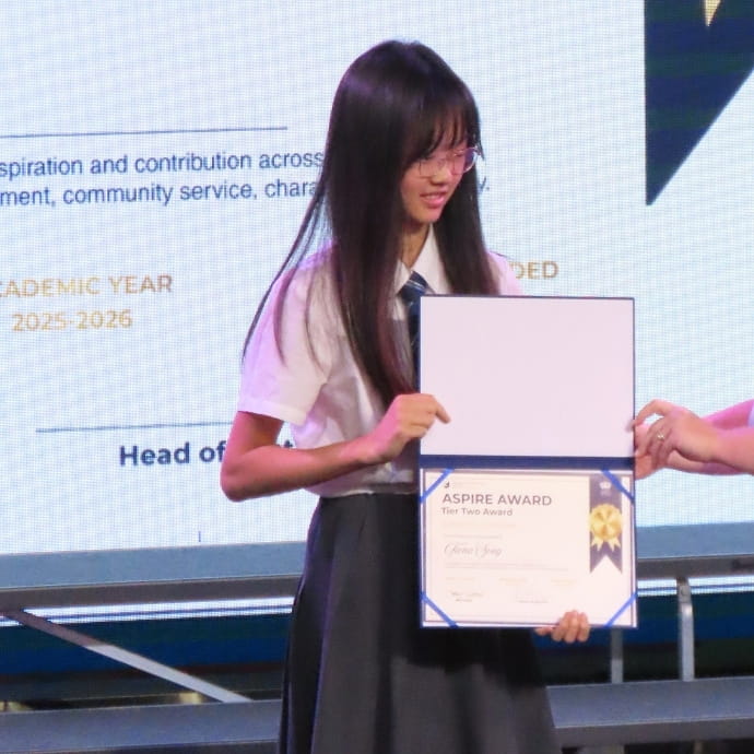 Recognising Excellence: Four Léman Students Receive 2026 Aspire Awards - Recognising Excellence