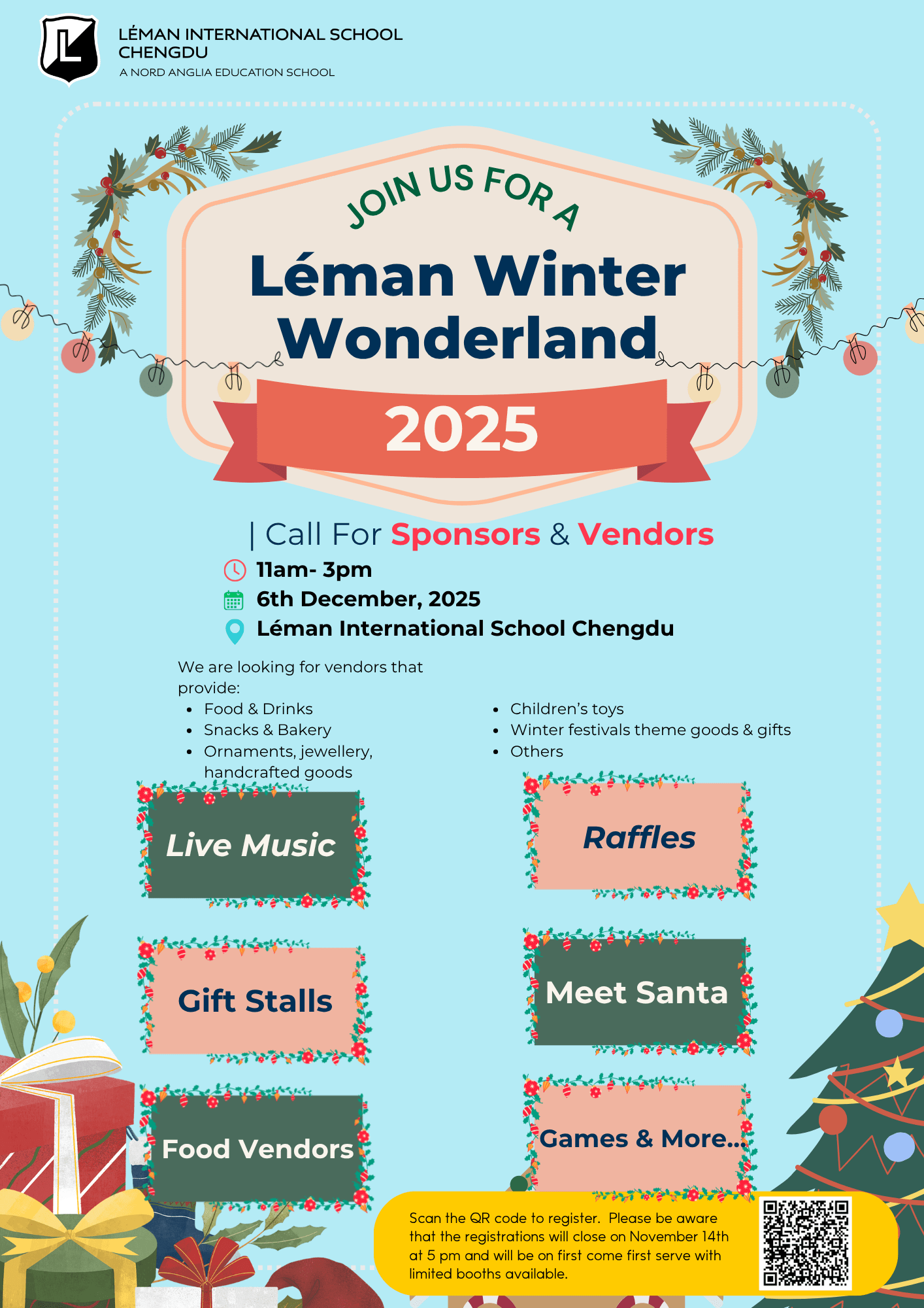 Winter Wonderland Call for Sponsors and Vendors - Winter Wonderland Call for Sponsors and Vendors