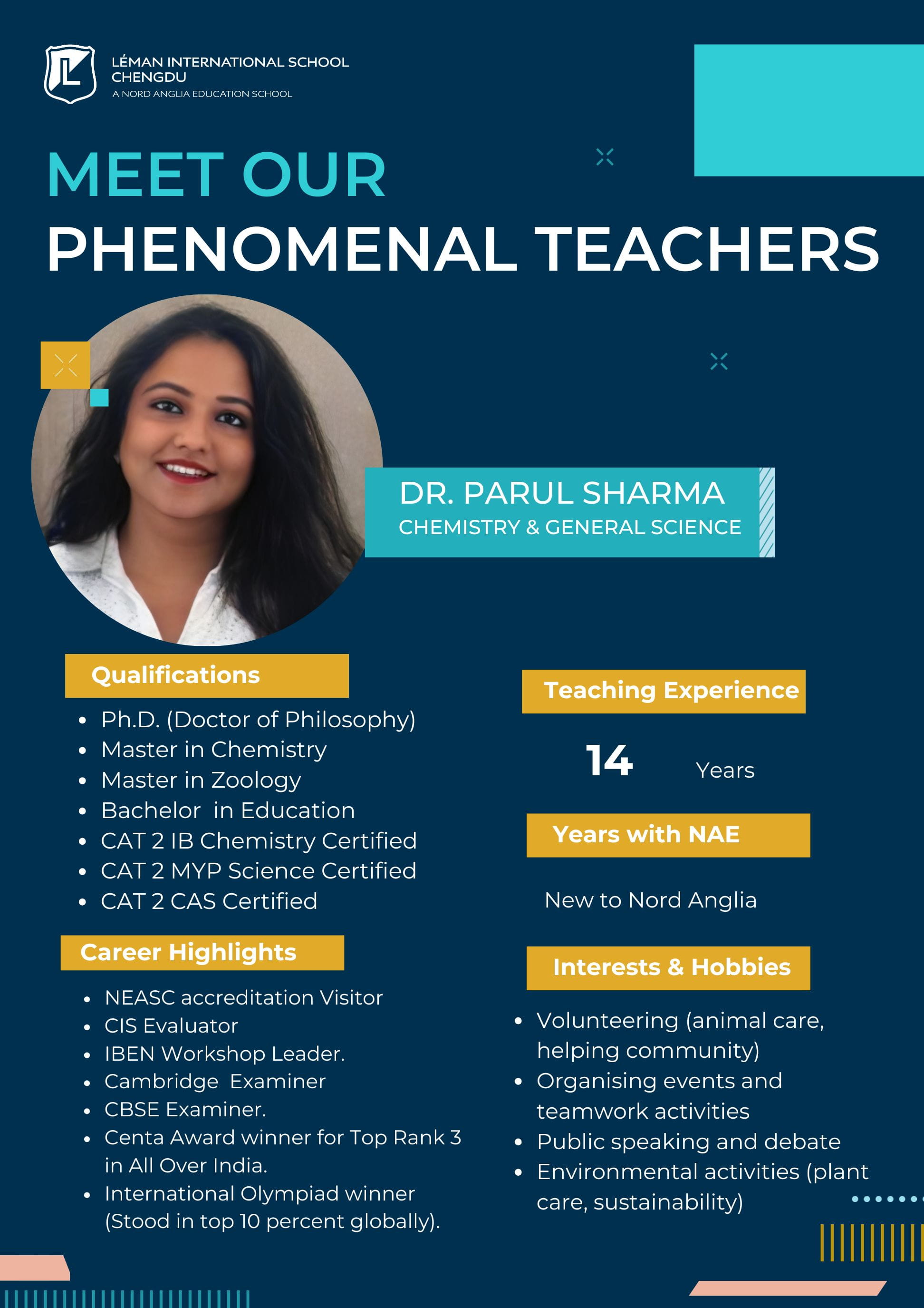 Celebrating Faculty Retention, Welcoming Premier New Educators   - Meet Our New Teachers