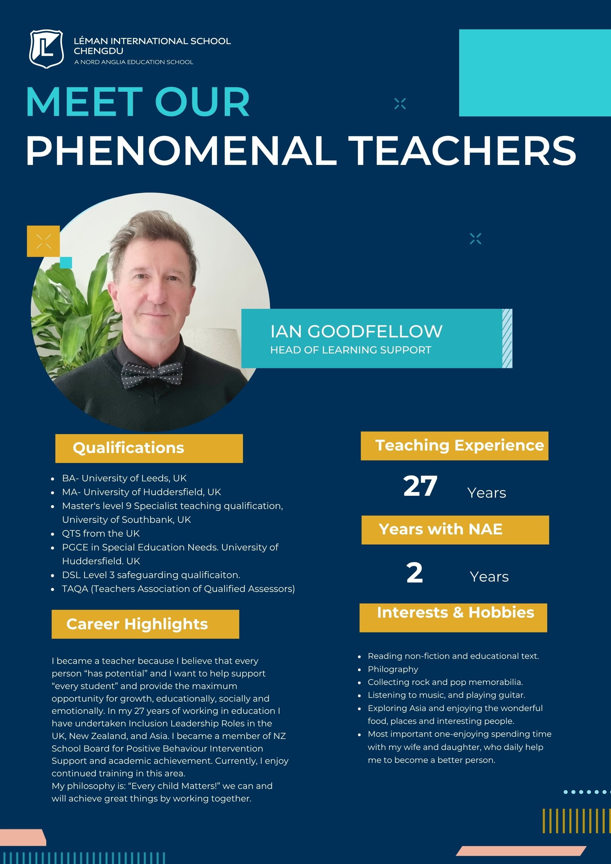 Celebrating Faculty Retention, Welcoming Premier New Educators   - Meet Our New Teachers
