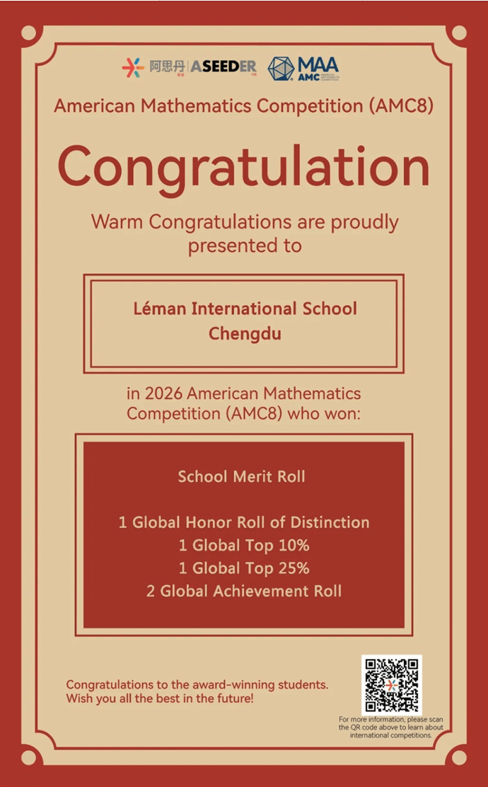 Celebrates AMC8 Success - Celebrates AMC8 Success