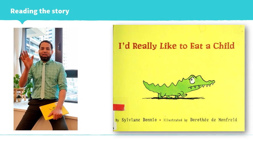 Léman Junior Global Campus Story Sacks — I'd Really Like to Eat a Child" - lman-junior-global-campus-story-sacks--id-really-like-to-eat-a-child