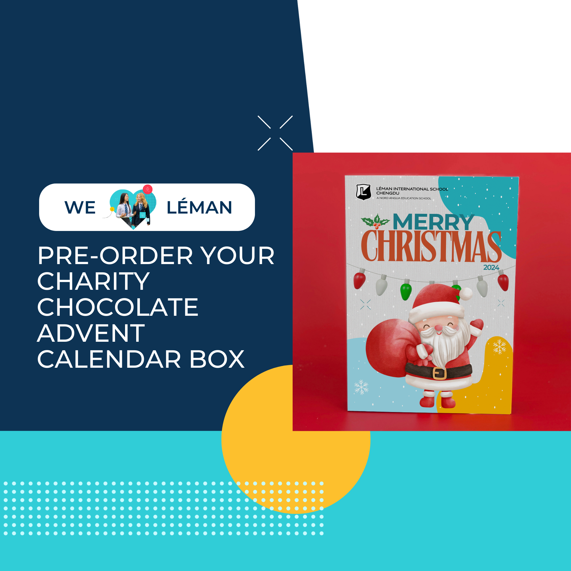 预定慈善巧克力圣诞日历盒吧！ - Pre-order Charity Chocolate Advent Calendar Box