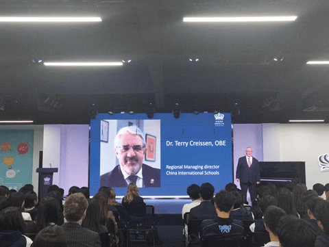 中国区总经理访问我校 - Terry Creissen recently paid a visit