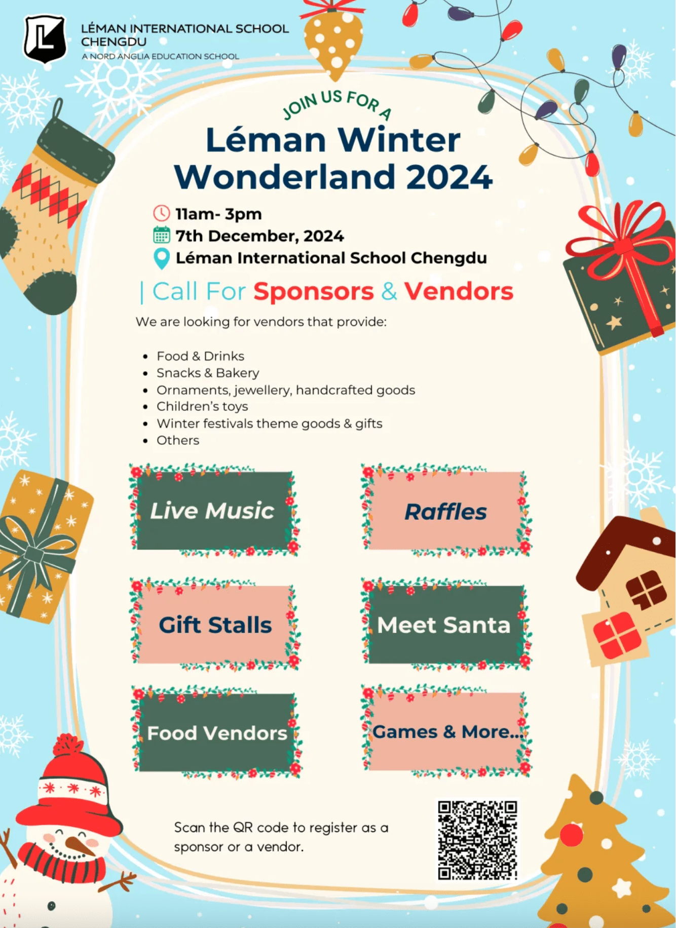 Winter Wonderland Call for Sponsors Vendors - Winter Wonderland Call for Sponsors Vendors