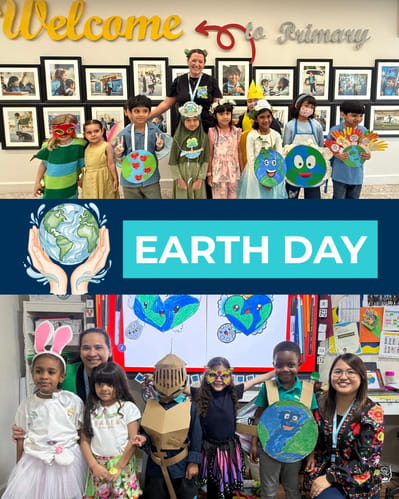 NAISAK celebrated Earth Day with creative nature-themed costumes, helping students explore environmental awareness through fun, hands-on learning.
