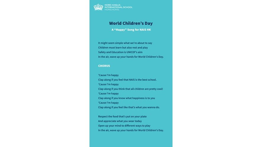 Lyricsworldchildrensday2021