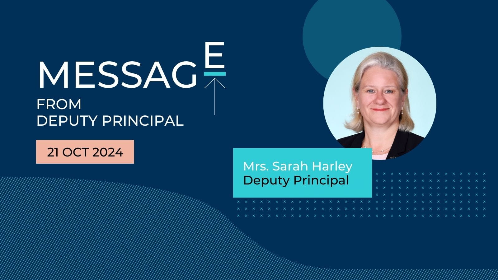 Message from Deputy Principal - Message from Deputy Principal