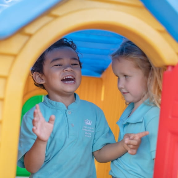 Happy and engaged students