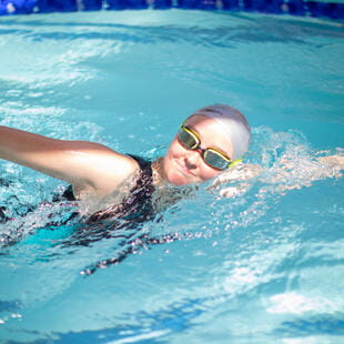 NAIS Manila student swimming
