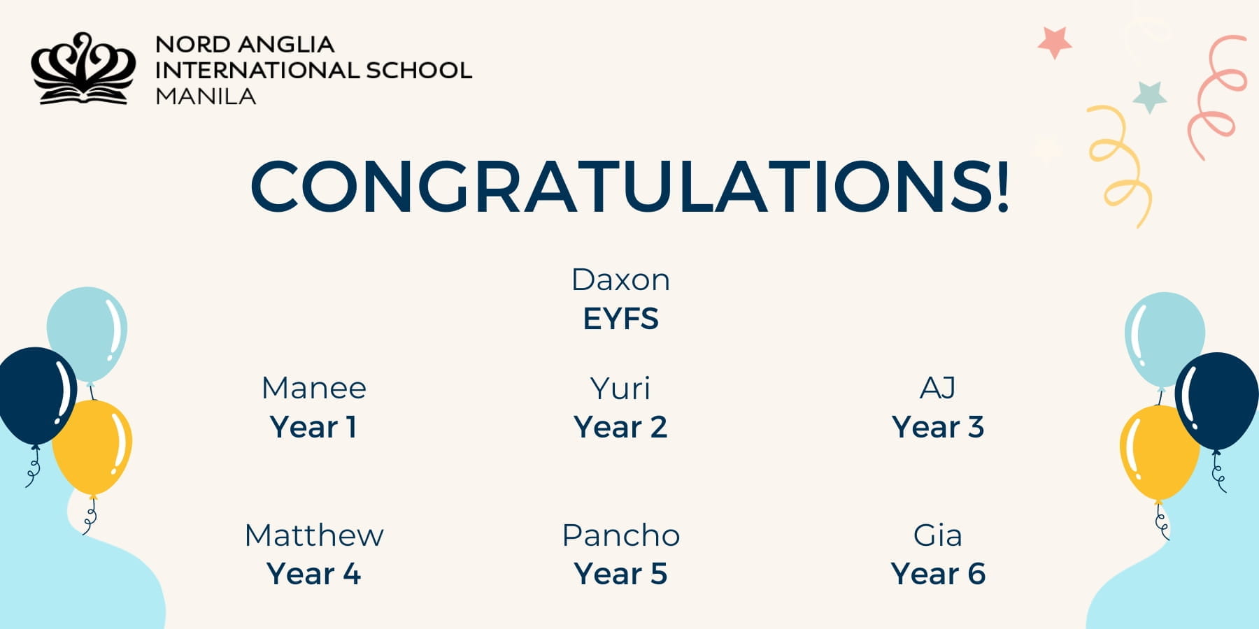 NAISM Student of the Week