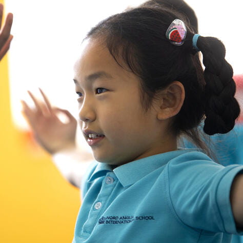 early years pre-school student in Pudong