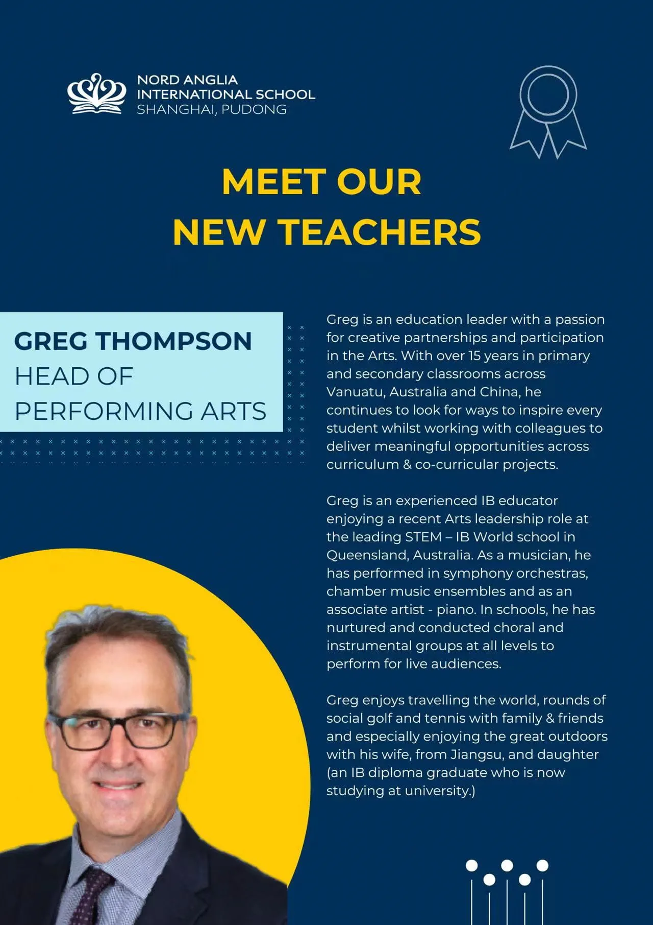 Meet our new teachers - Meet our new teachers