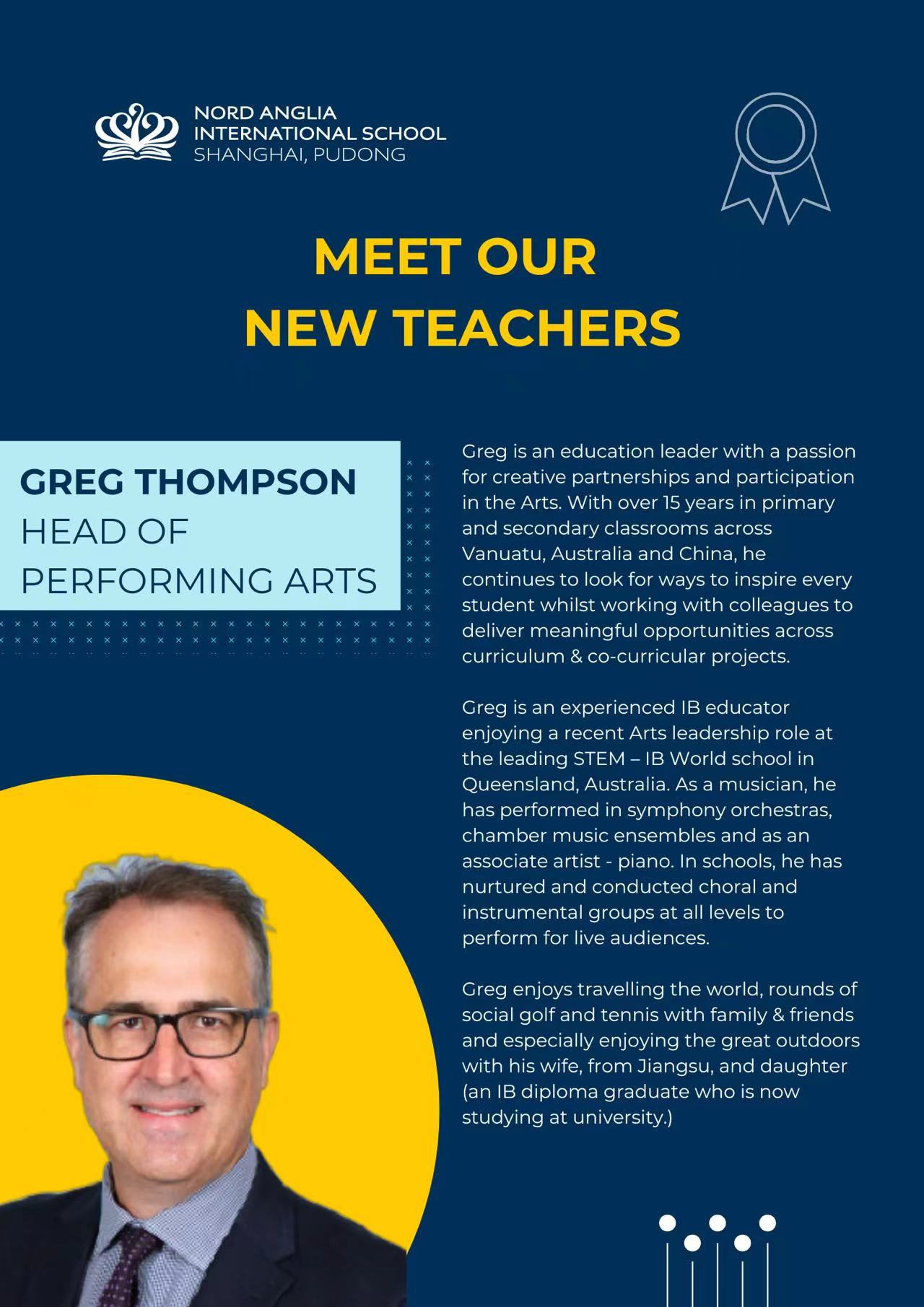 Meet our new teachers - Meet our new teachers