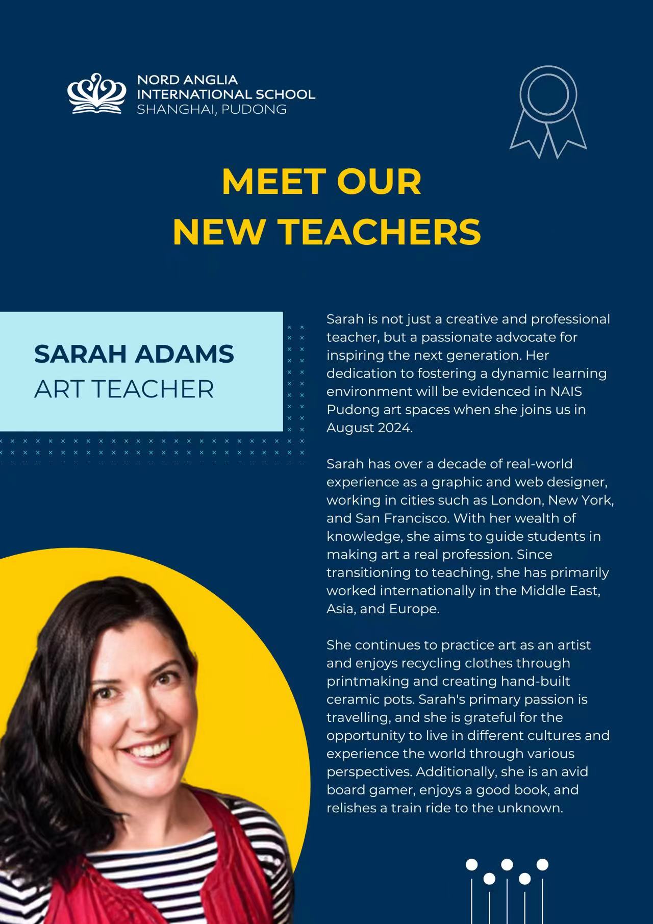 Meet our new teachers - Meet our new teachers