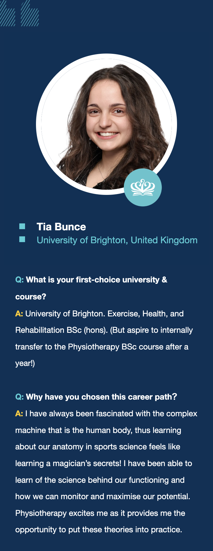 2025 Graduate Spotlight  Tia - 2025 Graduate Spotlight  Tia