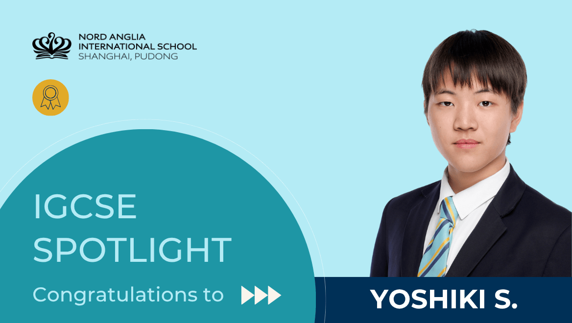 GCSE Achievement Spotlight: Yoshiki S. - GCSE Achievement Spotlight 4