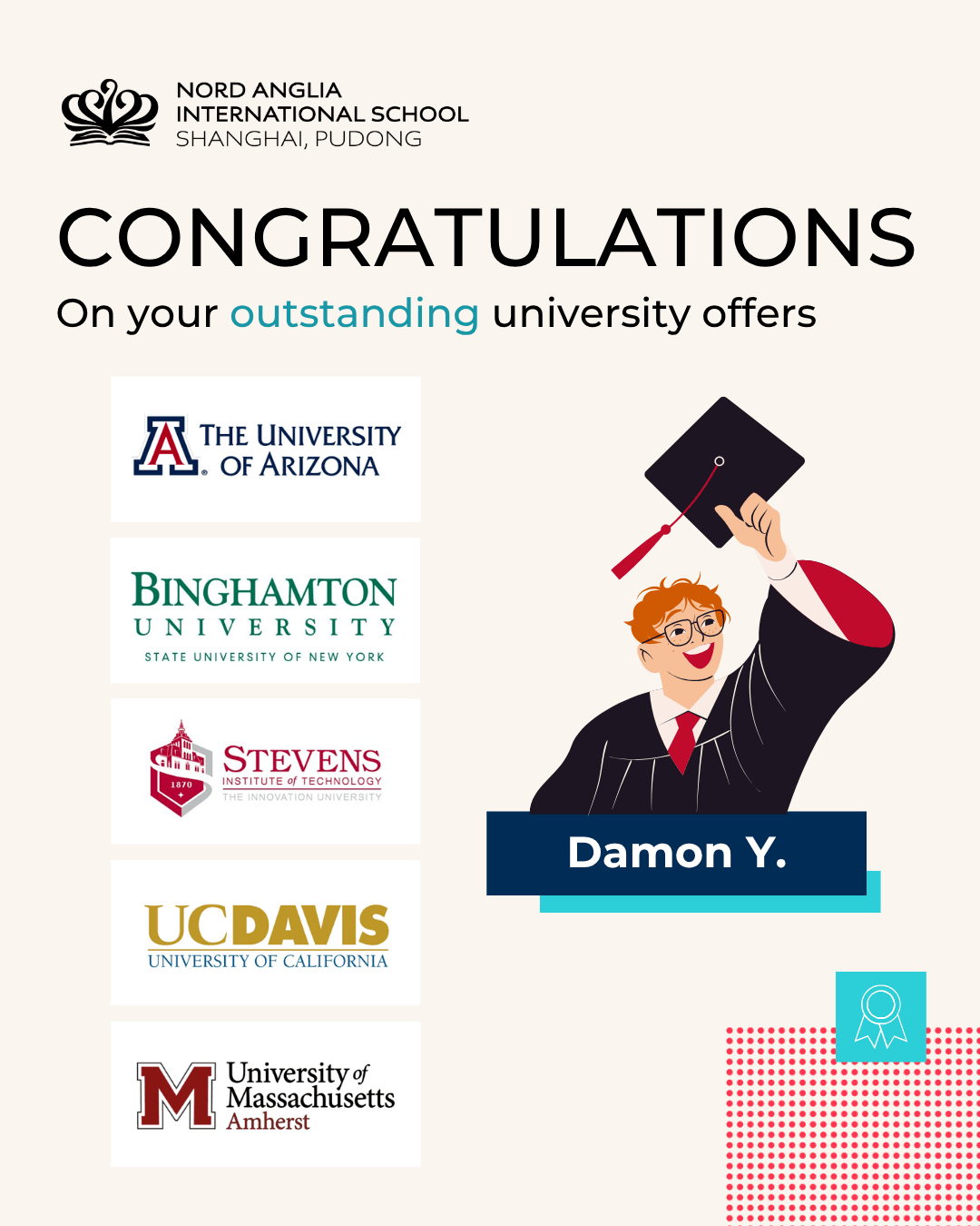 Selected University Offers for 2026 - Selected University Offers for 2026