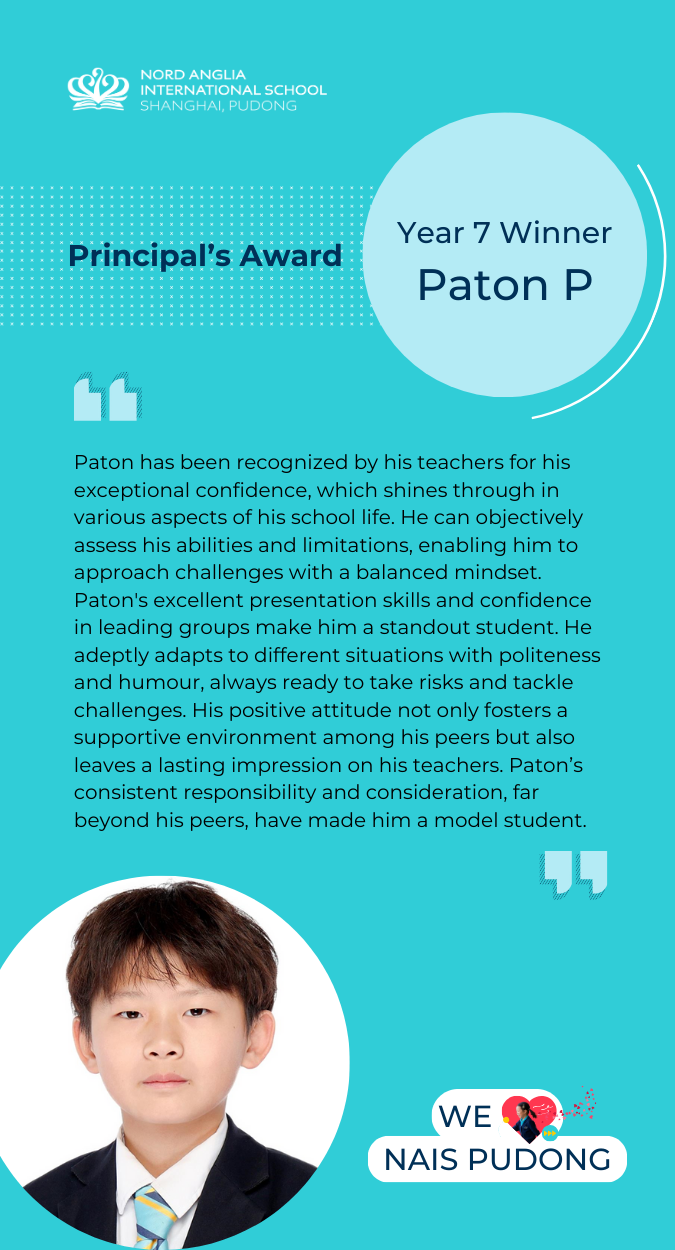 Principal's Awards for Confidence - Principals Awards for Confidence